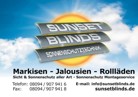 SunsetBlinds Sonnenschutztechnik SunsetBlinds Sonnenschutztechnik